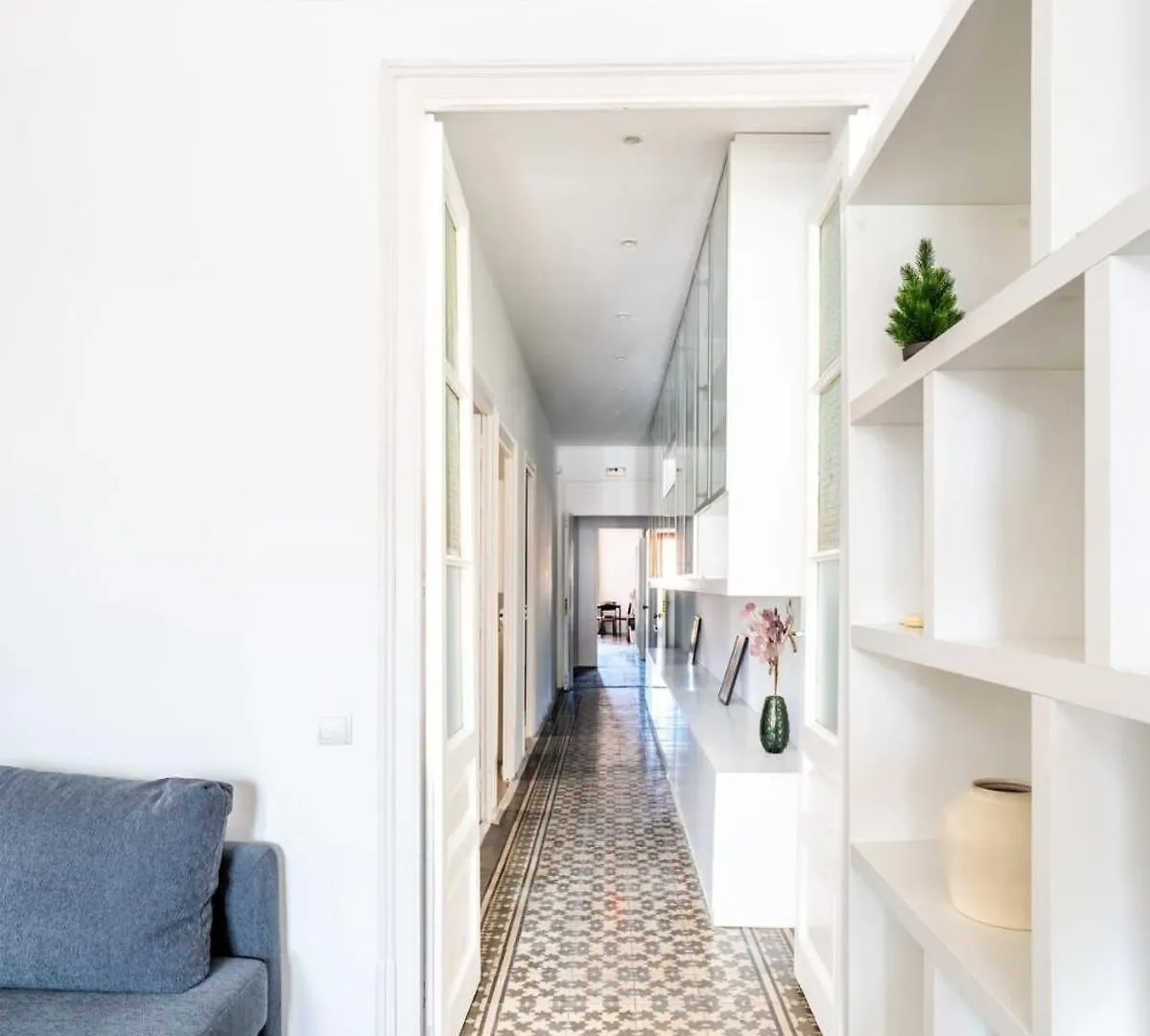 公寓 巴塞罗那Gran Via Historic Catalan 4Bd Only For Families Or Business Groups公寓
