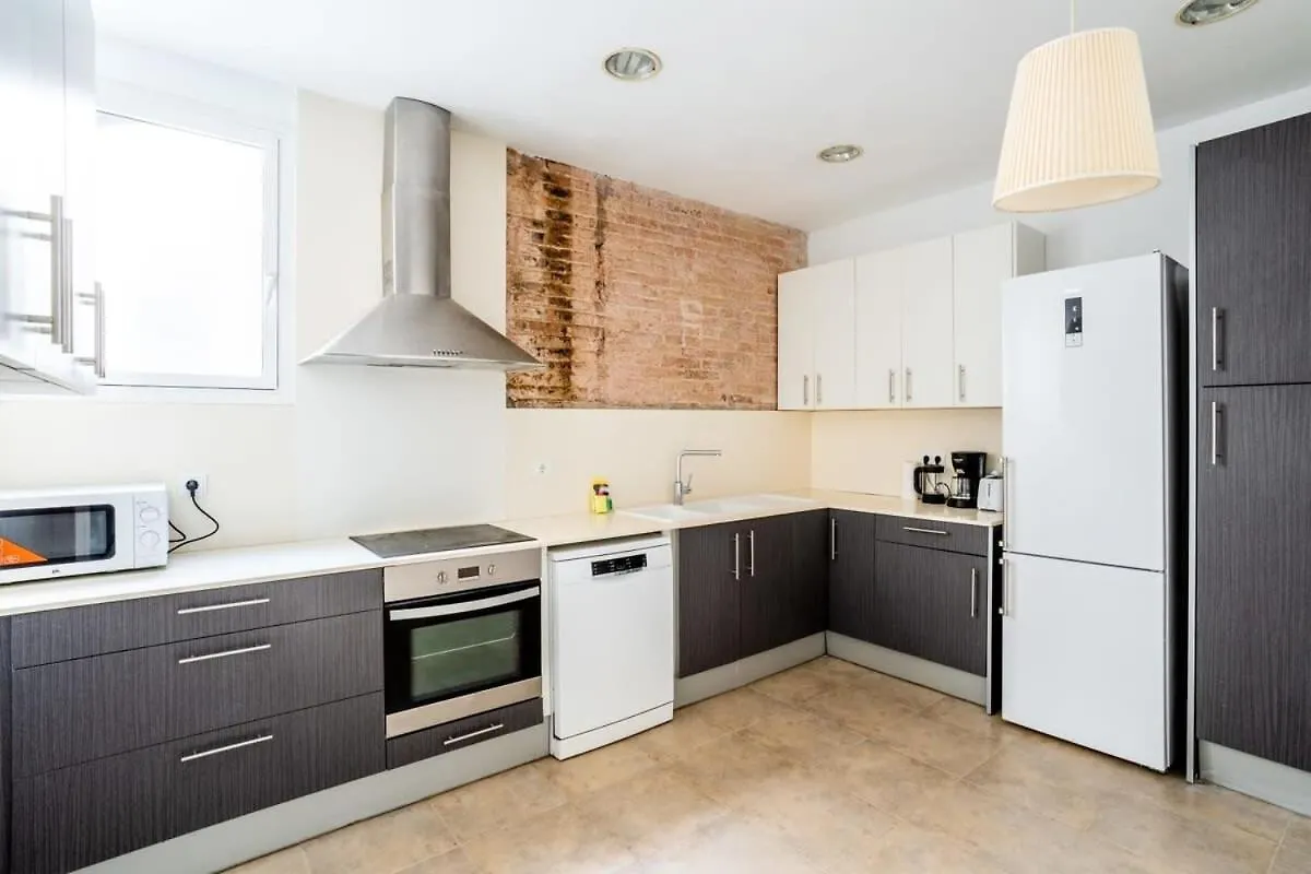 公寓 巴塞罗那Gran Via Historic Catalan 4Bd Only For Families Or Business Groups公寓