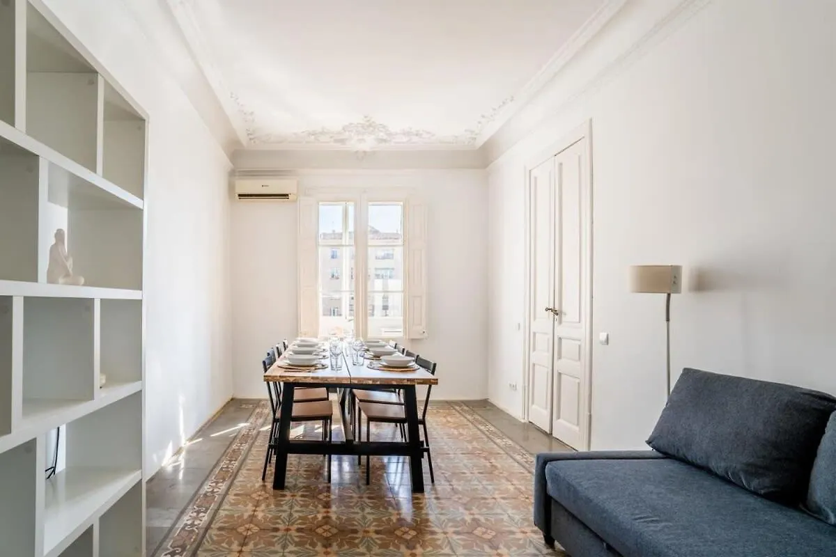 巴塞罗那Gran Via Historic Catalan 4Bd Only For Families Or Business Groups公寓 0*, 巴塞罗那 西班牙